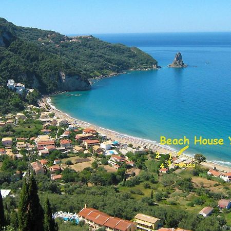 Beach House Yannis 3 In Agios Gordios Beach On Corfu Exteriör bild