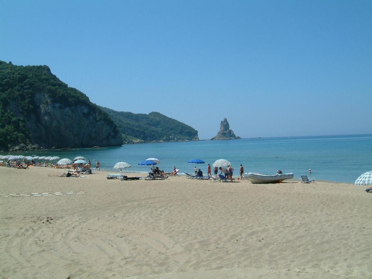 Beach House Yannis 3 In Agios Gordios Beach On Corfu Exteriör bild